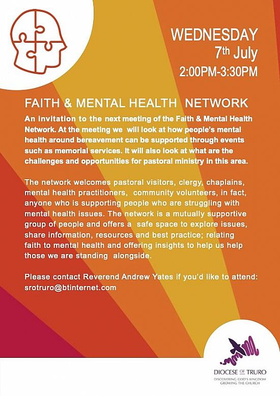 Faith & Mental Health Network leaflet